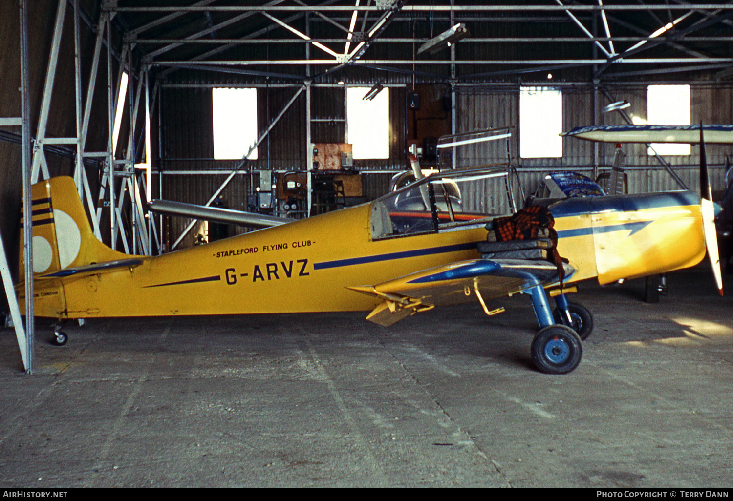 Aircraft Photo of G-ARVZ | Druine D-62B Condor | Stapleford Flying Club | AirHistory.net #629995