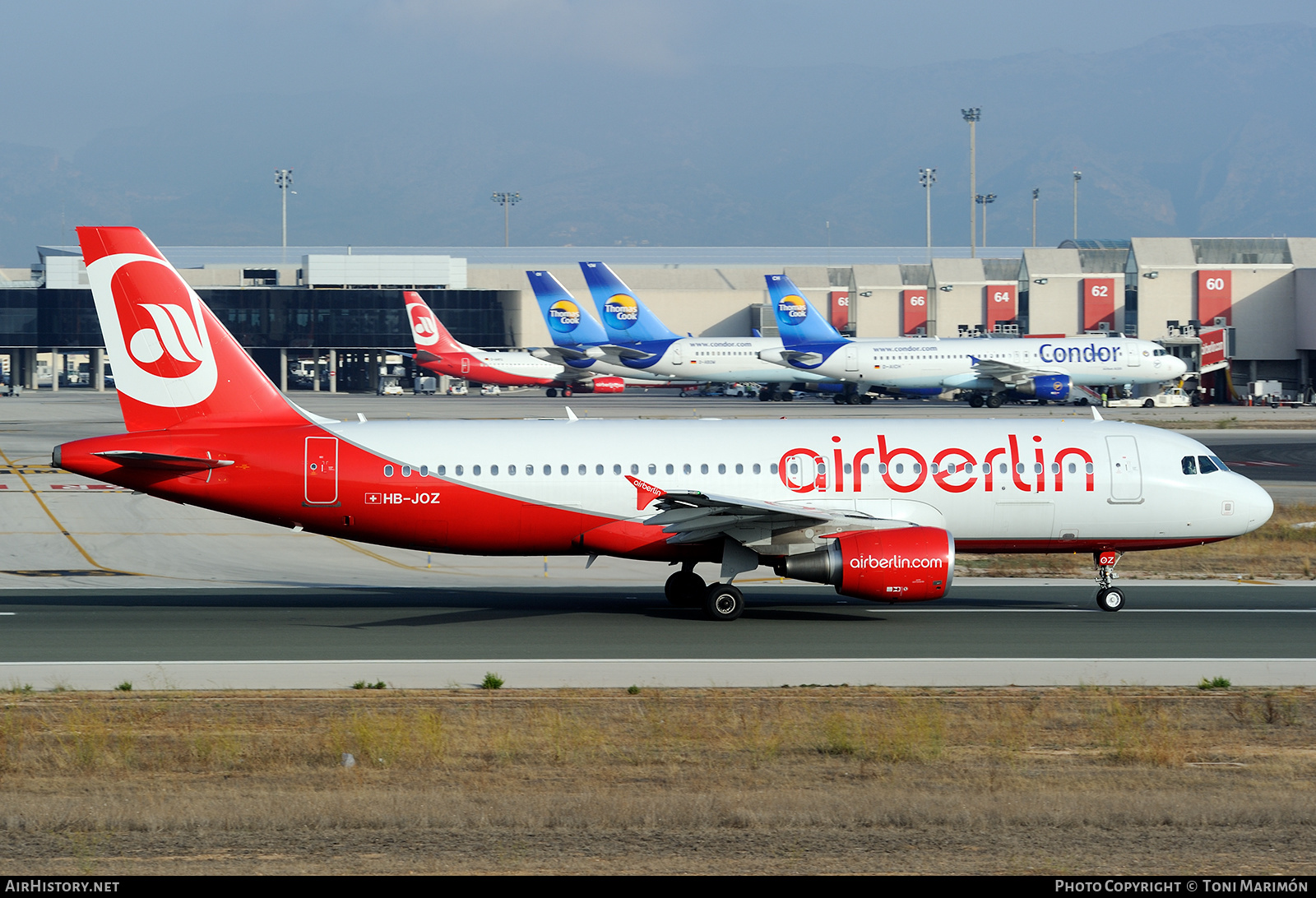 Aircraft Photo of HB-JOZ | Airbus A320-214 | Air Berlin | AirHistory.net #630016