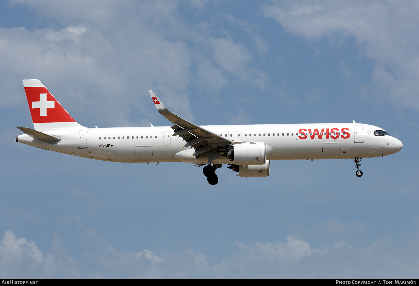 Aircraft Photo of HB-JPA | Airbus A321-271NX | Swiss International Air Lines | AirHistory.net #630025