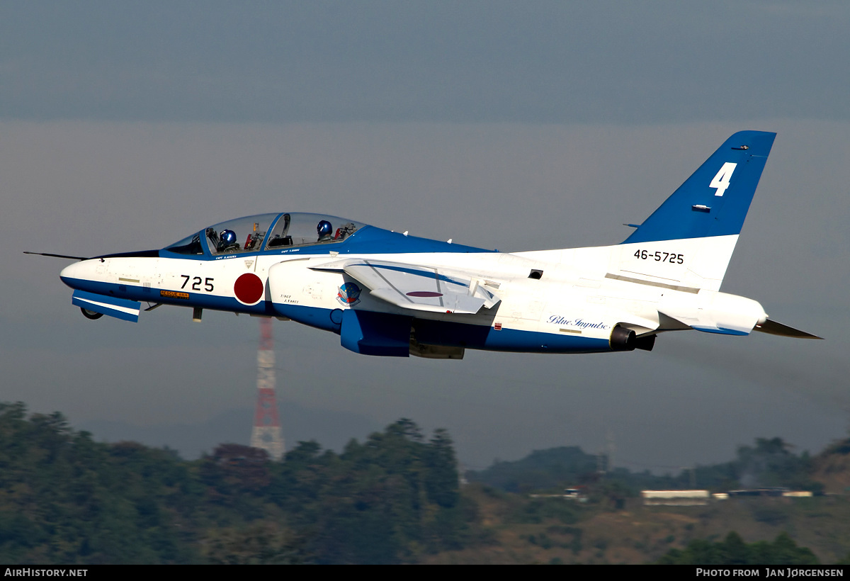 Aircraft Photo of 46-5725 | Kawasaki T-4 | Japan - Air Force | AirHistory.net #630033