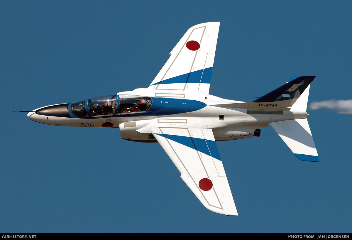 Aircraft Photo of 46-5726 | Kawasaki T-4 | Japan - Air Force | AirHistory.net #630041
