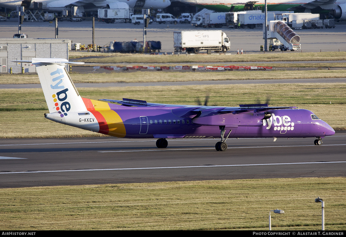 Aircraft Photo of G-KKEV | Bombardier DHC-8-402 Dash 8 | Flybe | AirHistory.net #630065