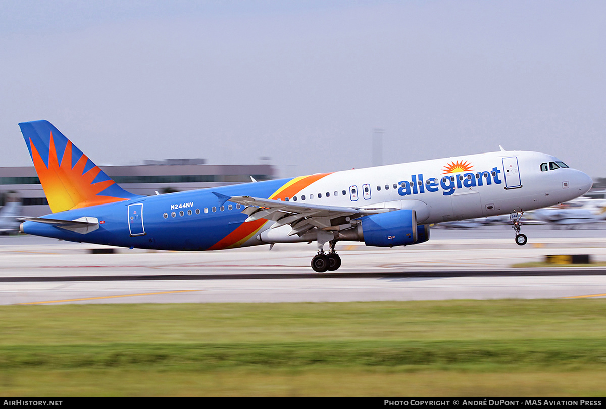 Aircraft Photo of N244NV | Airbus A320-214 | Allegiant Air | AirHistory.net #630132