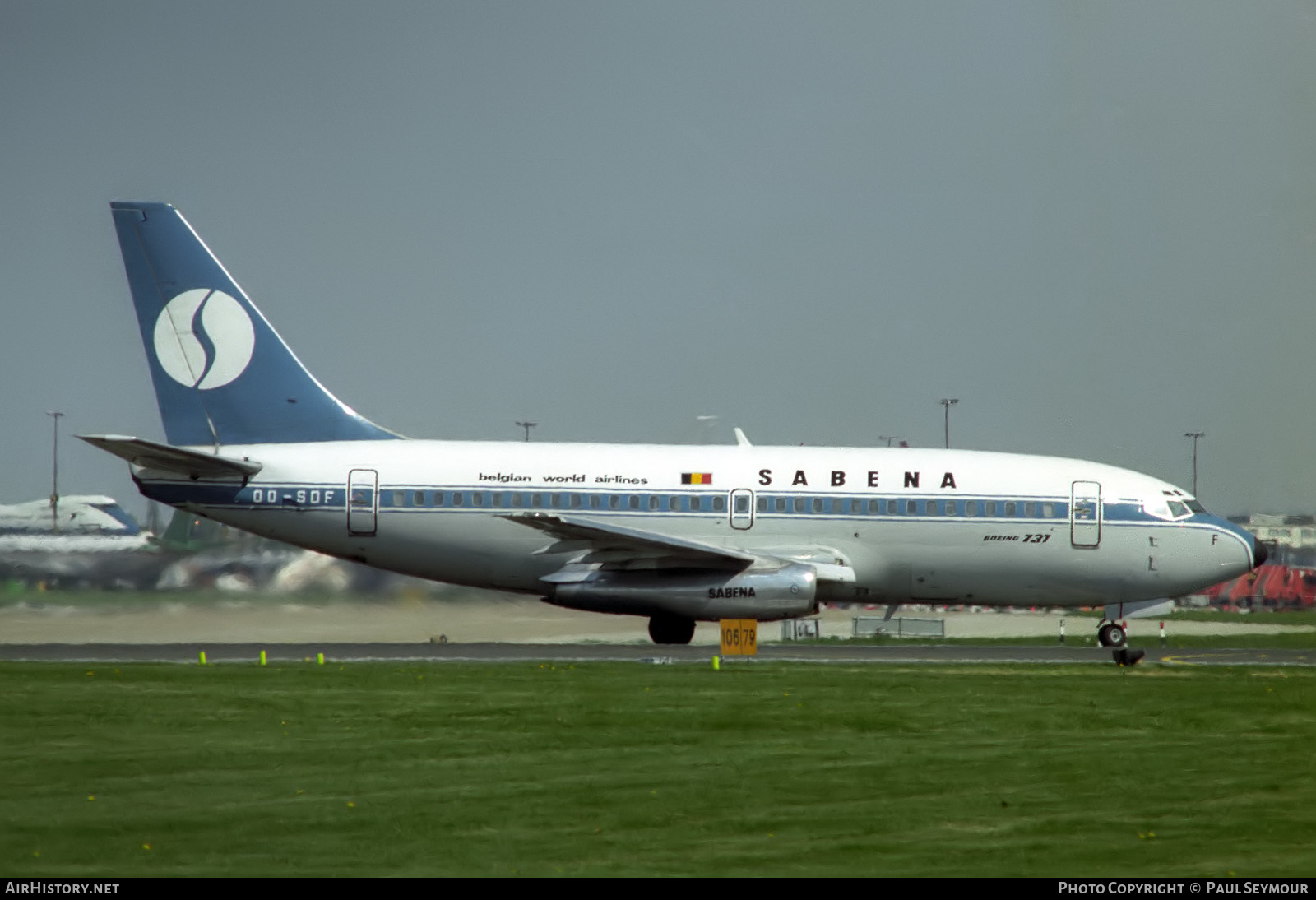 Aircraft Photo of OO-SDF | Boeing 737-229/Adv | Sabena | AirHistory.net #630155