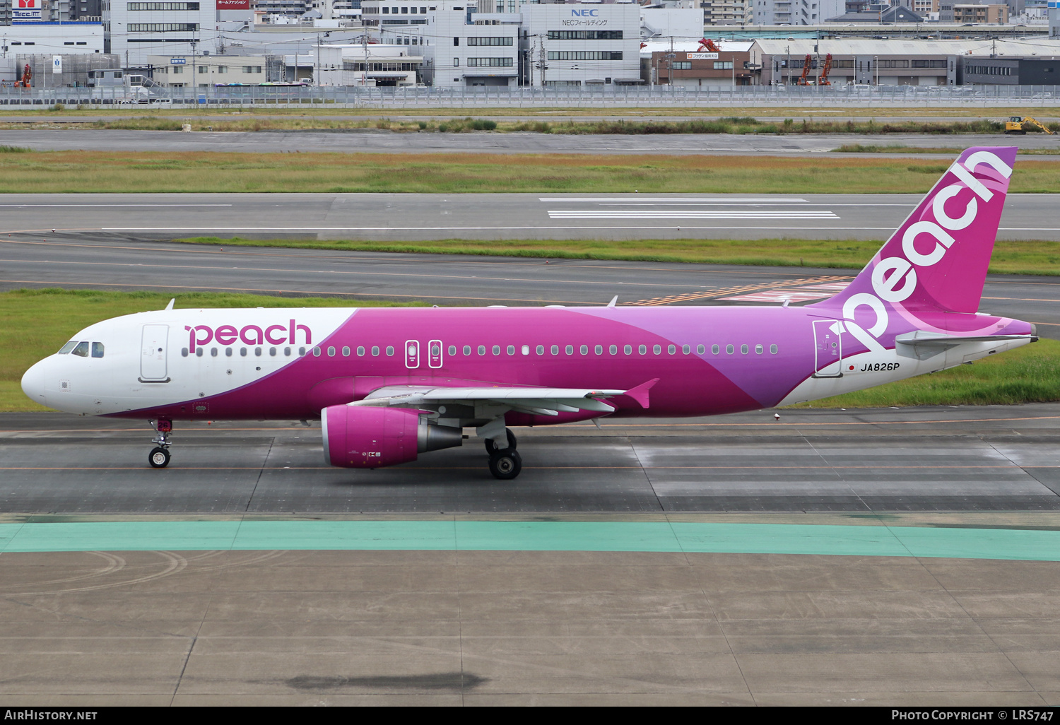 Aircraft Photo of JA826P | Airbus A320-214 | Peach Aviation | AirHistory.net #630167