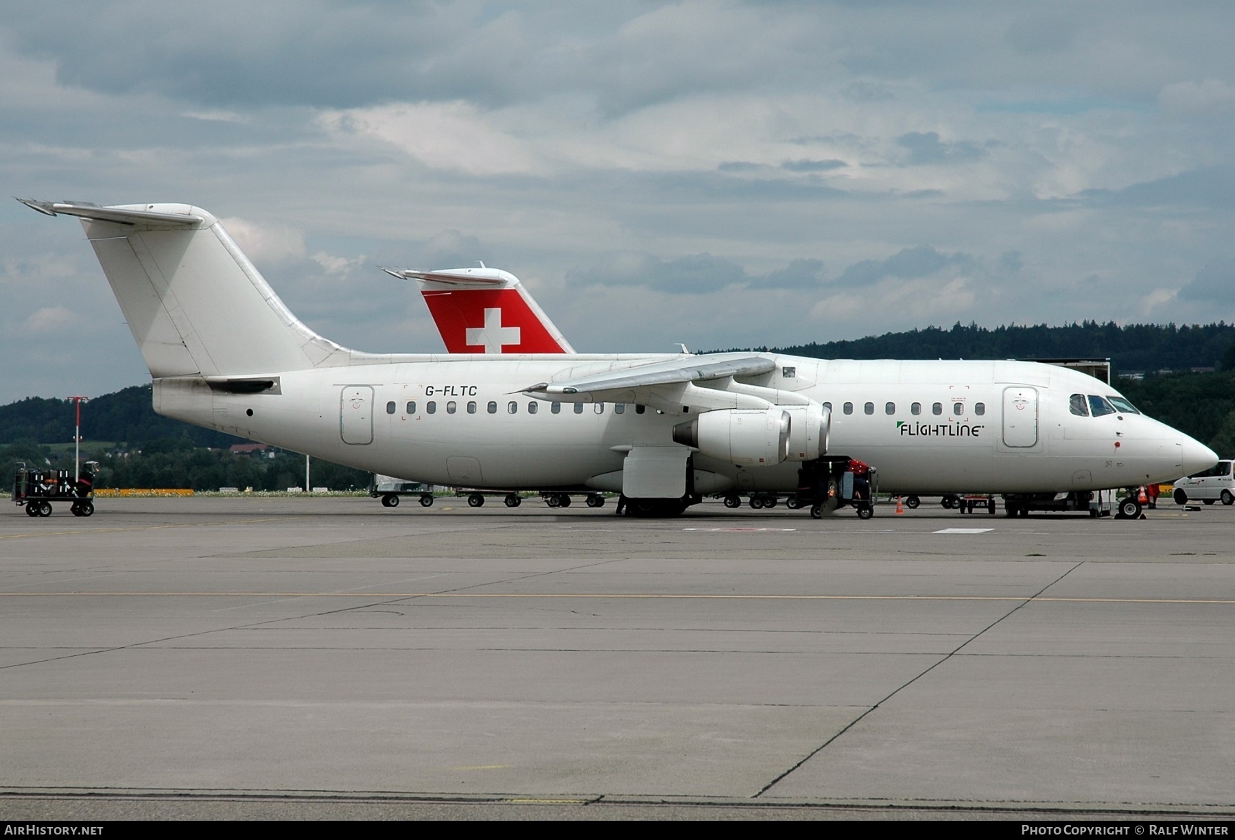 Aircraft Photo of G-FLTC | British Aerospace BAe-146-300 | Flightline | AirHistory.net #630170