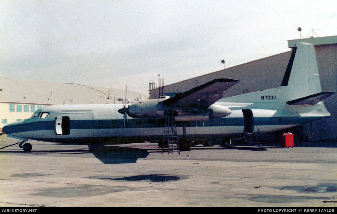Aircraft Photo of N703U | Fairchild Hiller FH-227B | AirHistory.net #630174