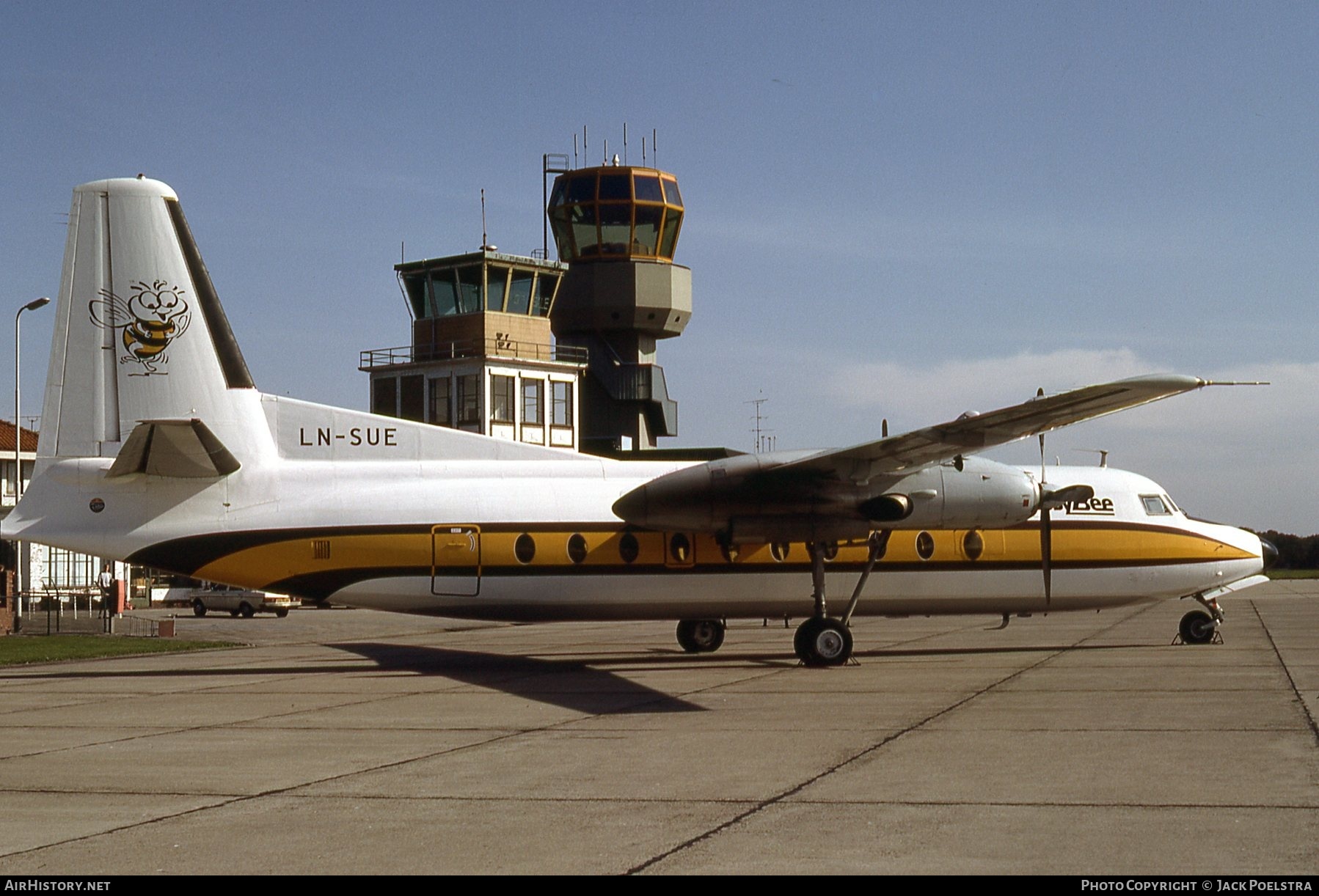 Aircraft Photo of LN-SUE | Fokker F27-100 Friendship | Busy Bee of Norway | AirHistory.net #630195