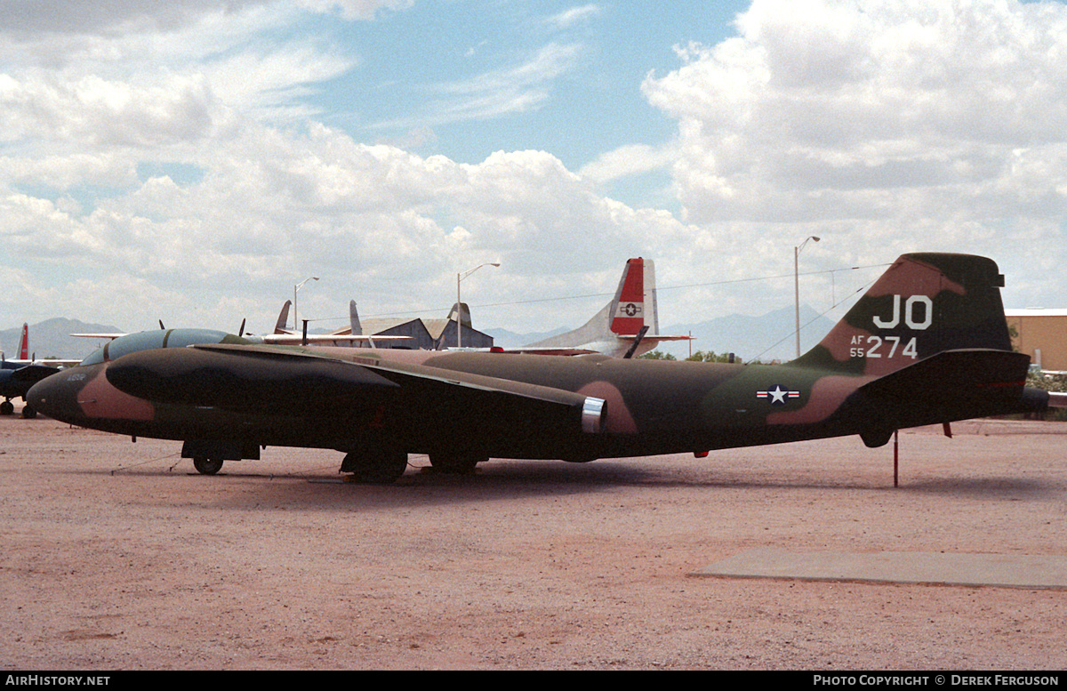 Aircraft Photo of 55-4274 / AF55-274 | Martin B-57E Canberra | USA - Air Force | AirHistory.net #630200