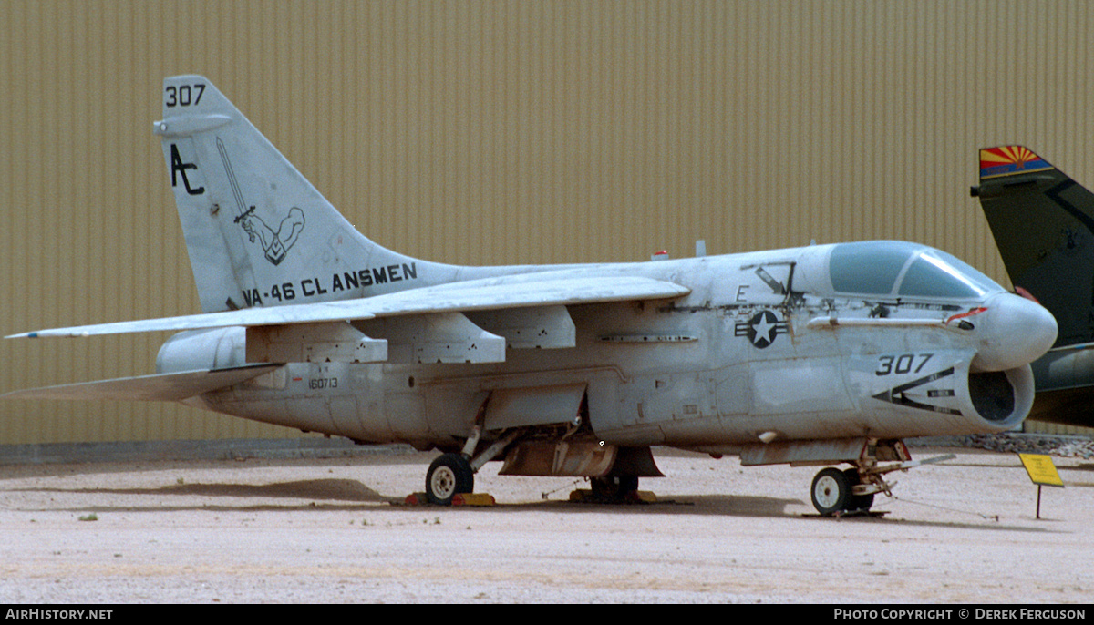 Aircraft Photo of 160713 | Vought A-7E Corsair II | USA - Navy | AirHistory.net #630205