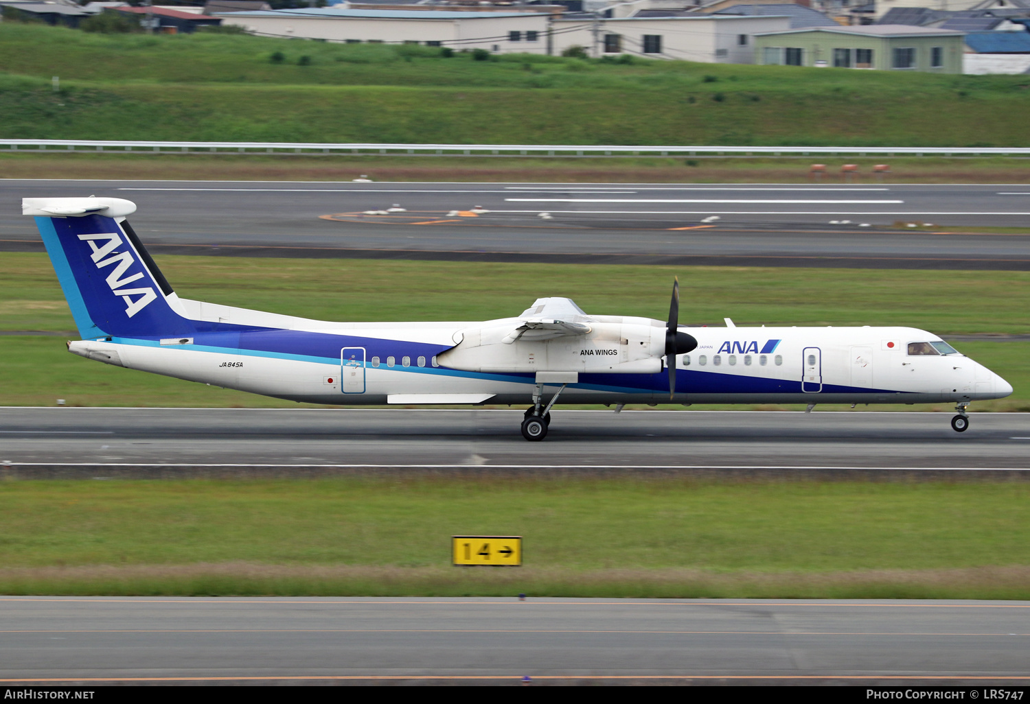 Aircraft Photo of JA845A | Bombardier DHC-8-402 Dash 8 | All Nippon Airways - ANA Wings | AirHistory.net #630222