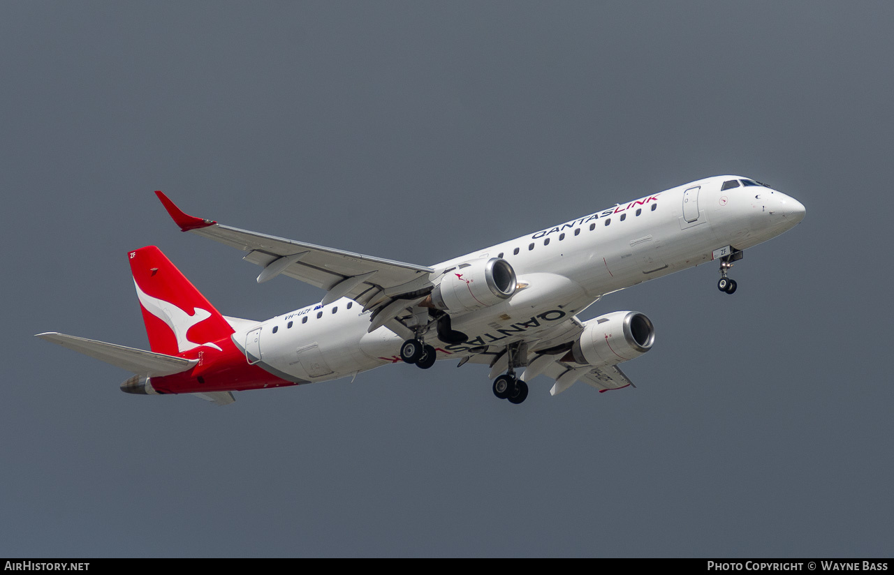 Aircraft Photo of VH-UZF | Embraer 190AR (ERJ-190-100IGW) | QantasLink | AirHistory.net #630226