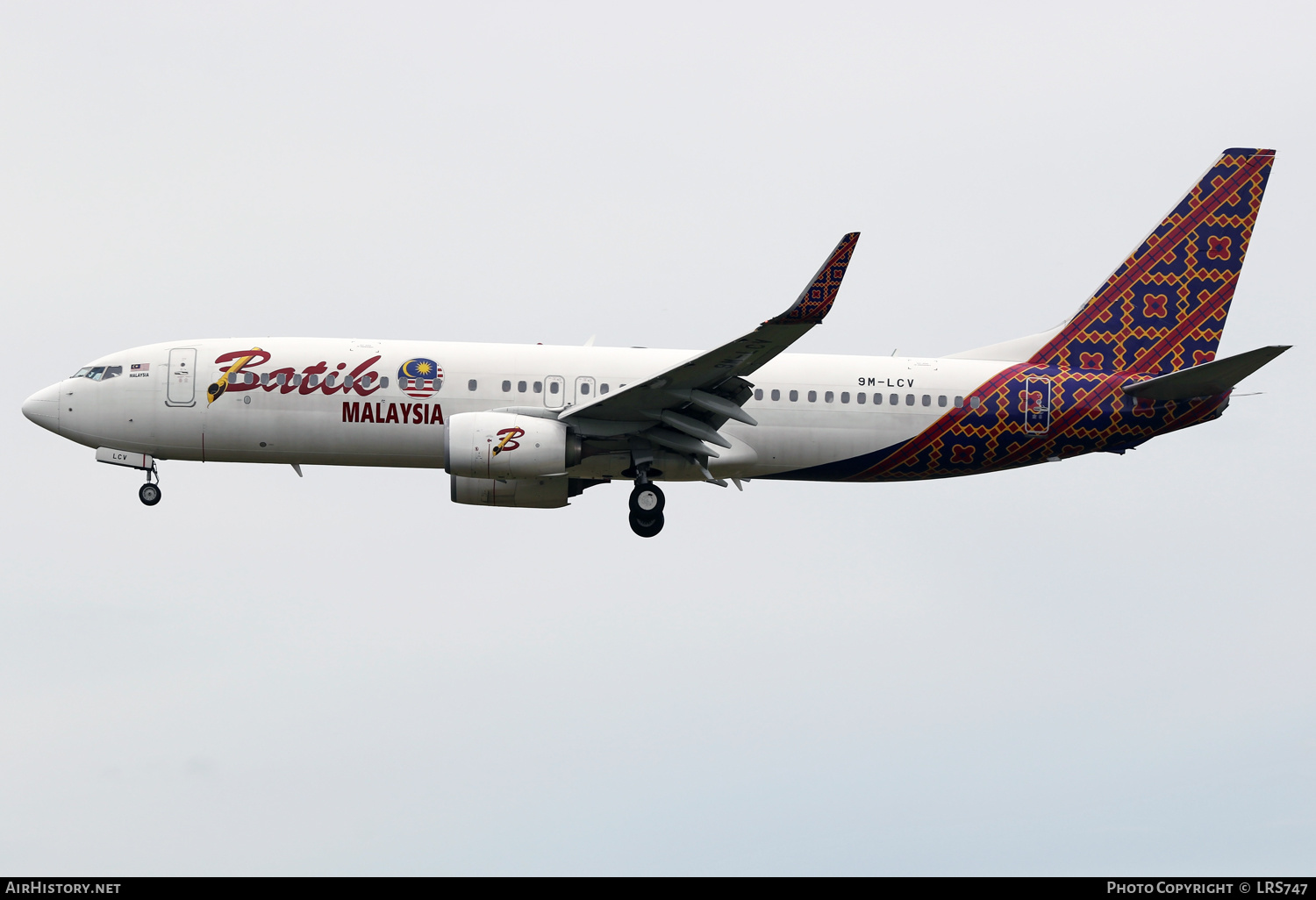 Aircraft Photo of 9M-LCV | Boeing 737-8U3 | Batik Air Malaysia | AirHistory.net #630231