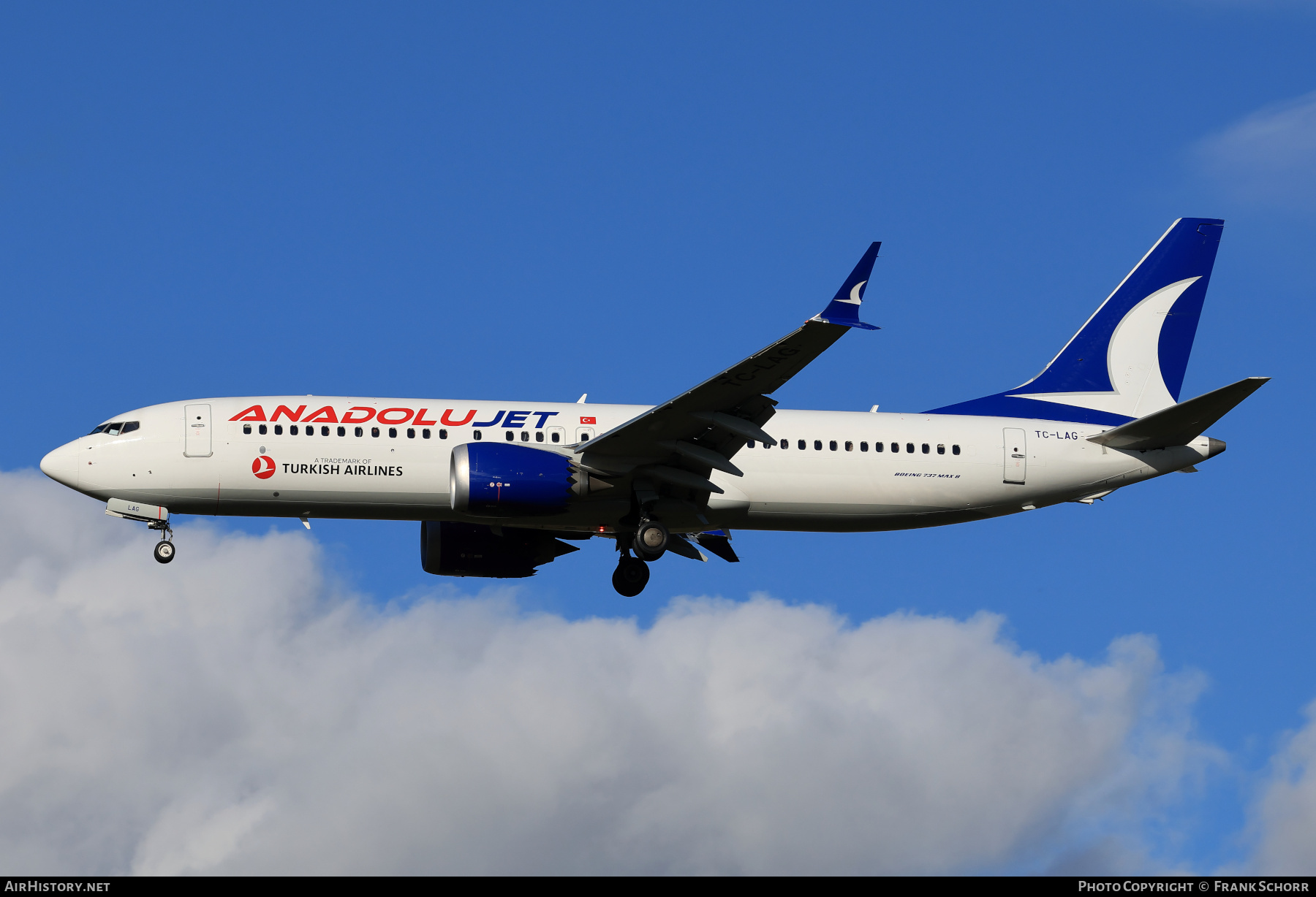 Aircraft Photo of TC-LAG | Boeing 737-8 Max 8 | AnadoluJet | AirHistory.net #630233