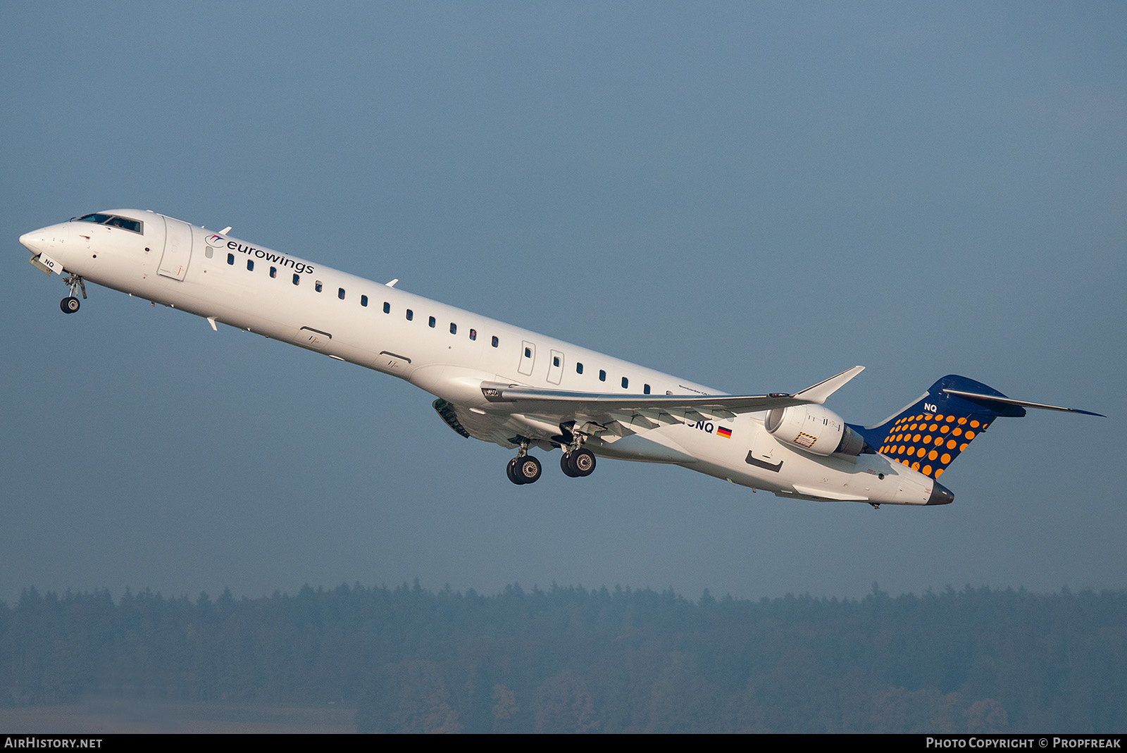 Aircraft Photo of D-ACNQ | Bombardier CRJ-900LR (CL-600-2D24) | Eurowings | AirHistory.net #630261