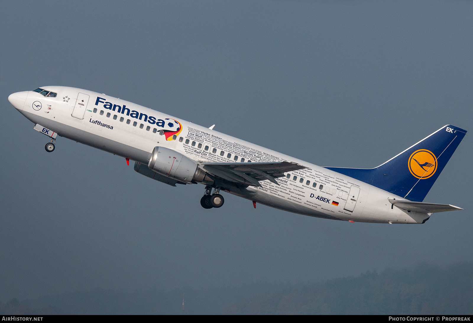Aircraft Photo of D-ABEK | Boeing 737-330 | Lufthansa | AirHistory.net #630264