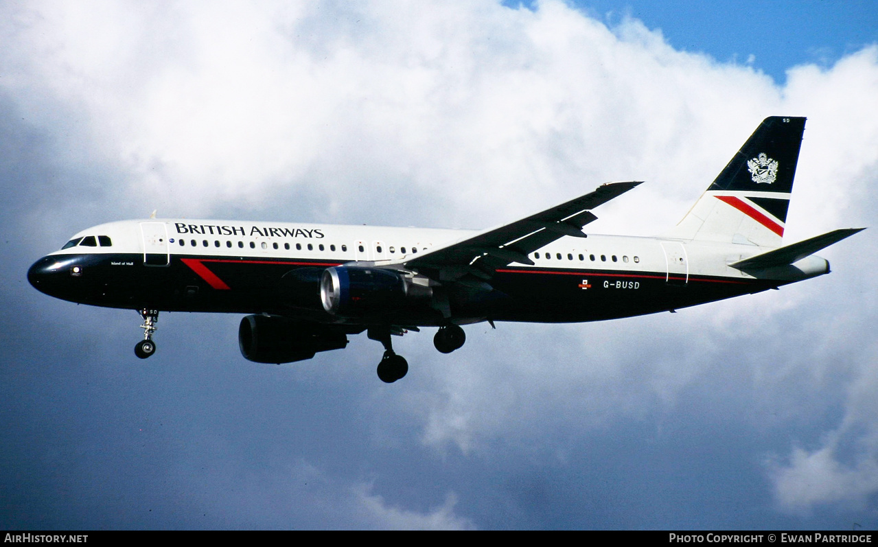 Aircraft Photo of G-BUSD | Airbus A320-111 | British Airways | AirHistory.net #630331