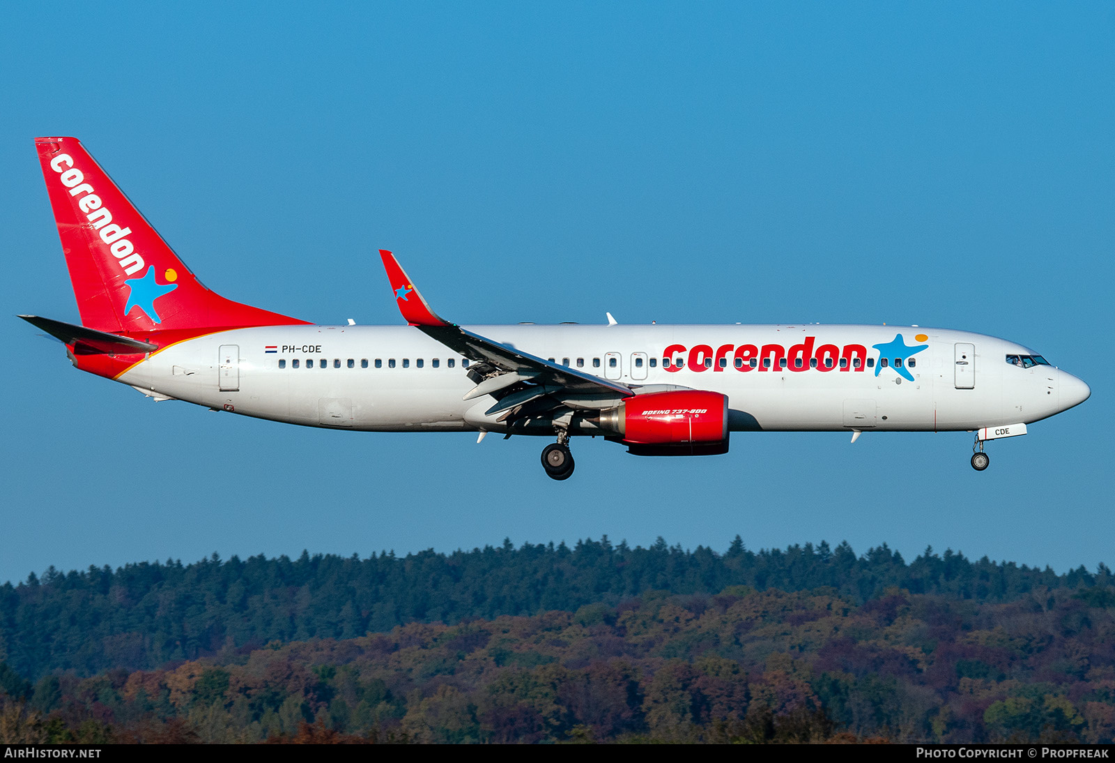 Aircraft Photo of PH-CDE | Boeing 737-8KN | Corendon Dutch Airlines | AirHistory.net #630332