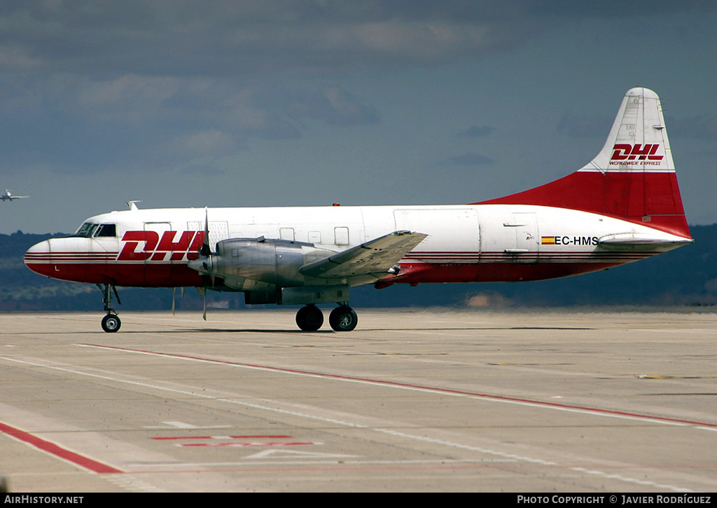 Aircraft Photo of EC-HMS | Convair 580/F | DHL Worldwide Express | AirHistory.net #630343