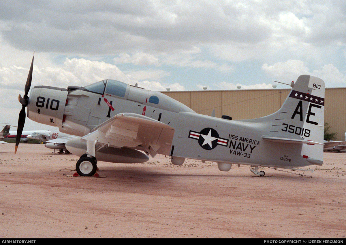 Aircraft Photo of 135018 / 35018 | Douglas EA-1F Skyraider (AD-5Q) | USA - Navy | AirHistory.net #630345