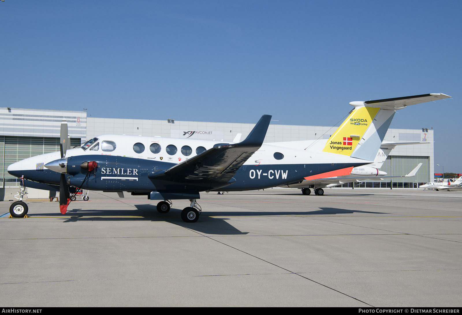 Aircraft Photo of OY-CVW | Hawker Beechcraft 350 King Air (B300) | Semler Gruppen | AirHistory.net #630353