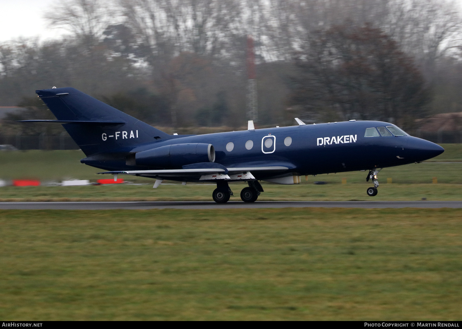 Aircraft Photo of G-FRAI | Dassault Falcon 20DC | Draken Europe | AirHistory.net #630358