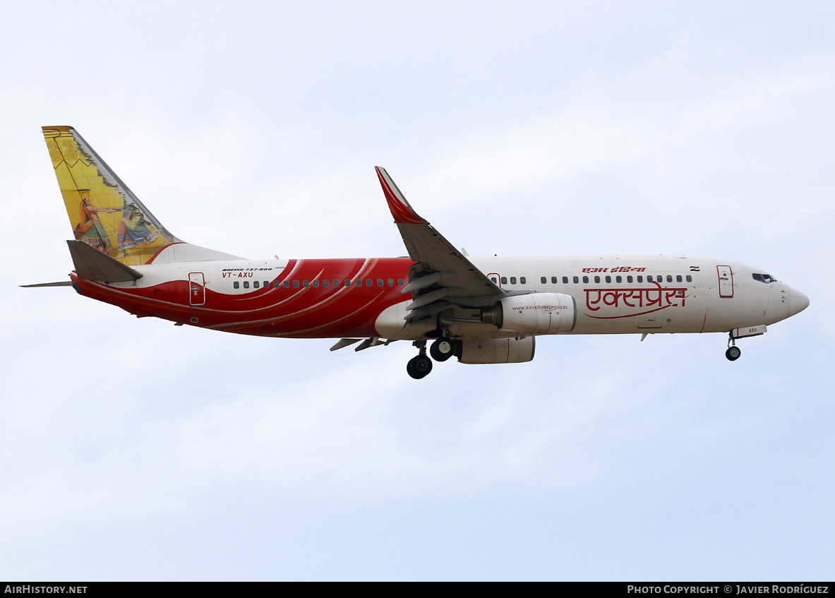 Aircraft Photo of VT-AXU | Boeing 737-8HG | Air India Express | AirHistory.net #630367