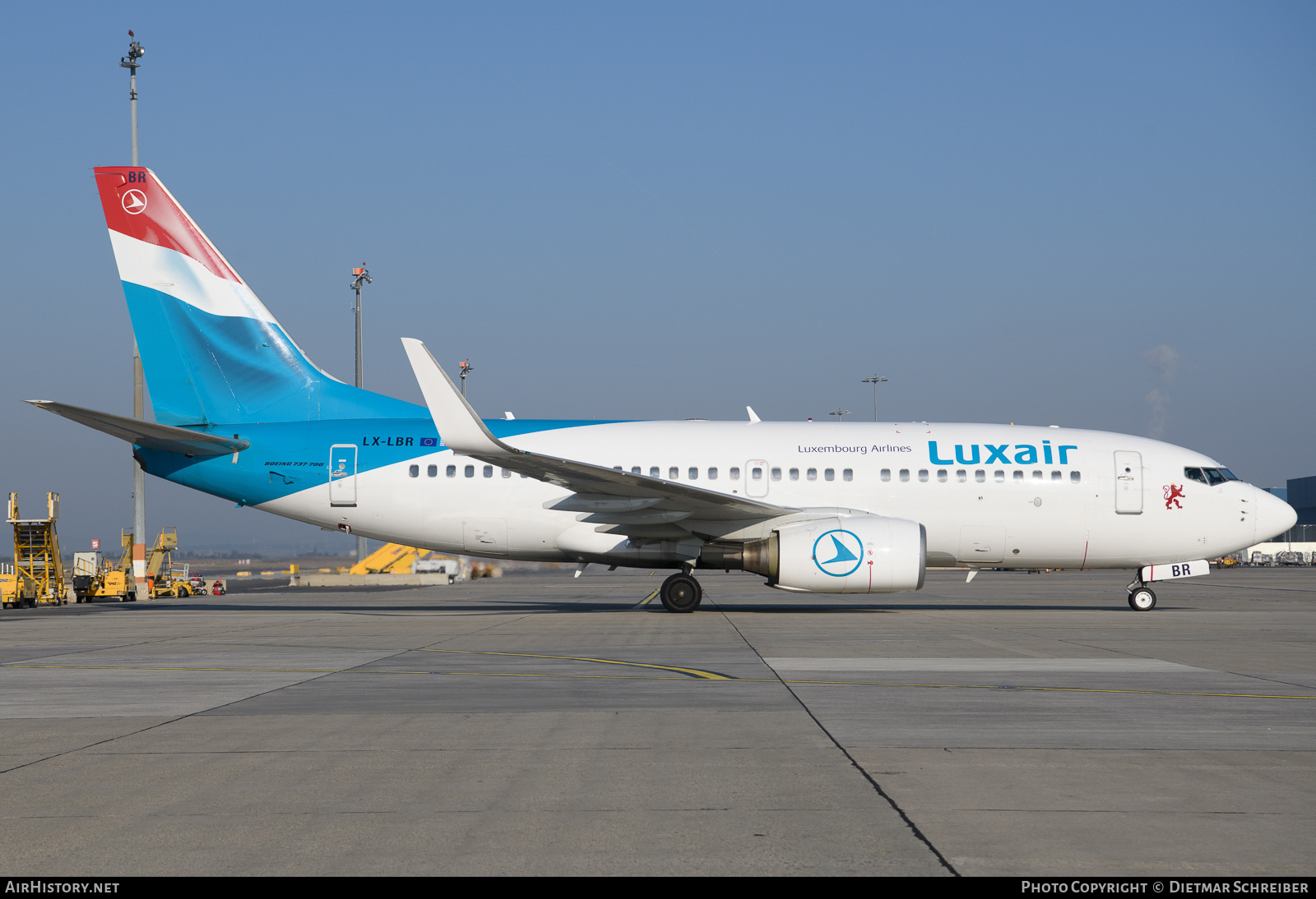 Aircraft Photo of LX-LBR | Boeing 737-7K2 | Luxair | AirHistory.net #630374