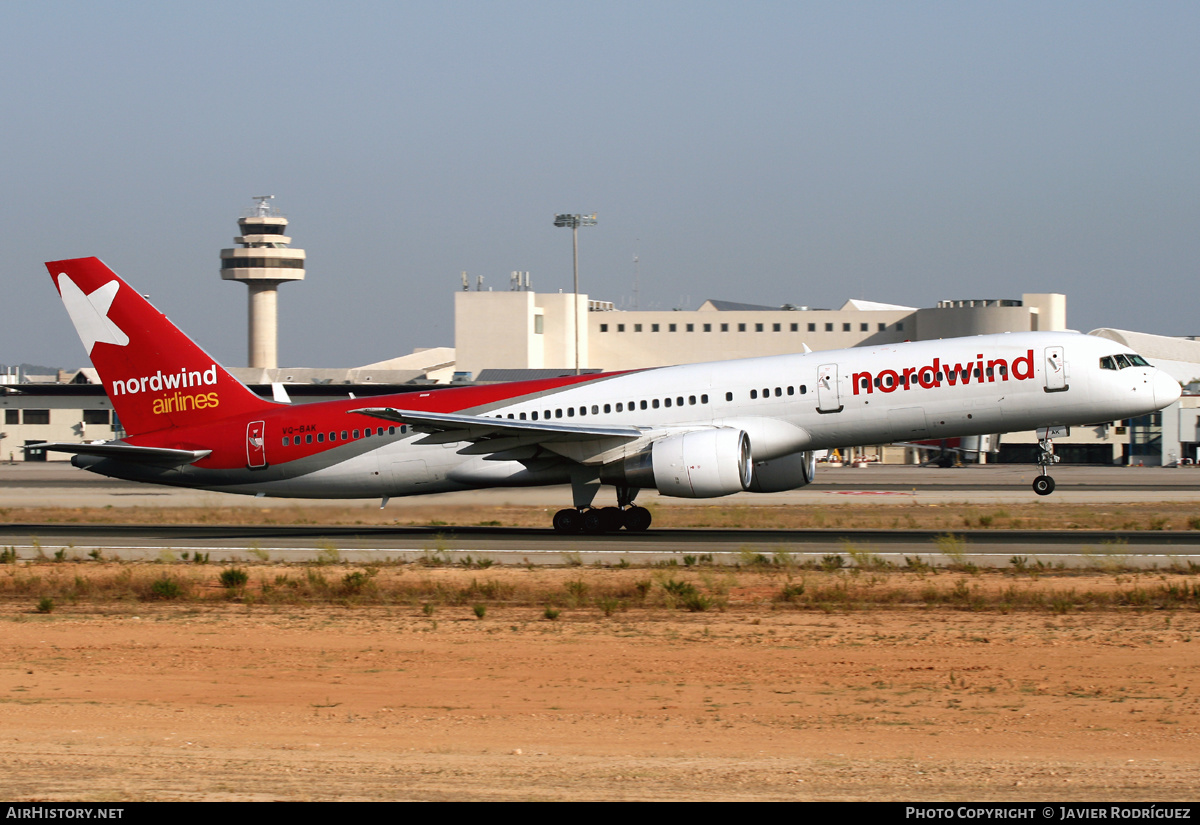 Aircraft Photo of VQ-BAK | Boeing 757-2Q8 | Nordwind Airlines | AirHistory.net #630386