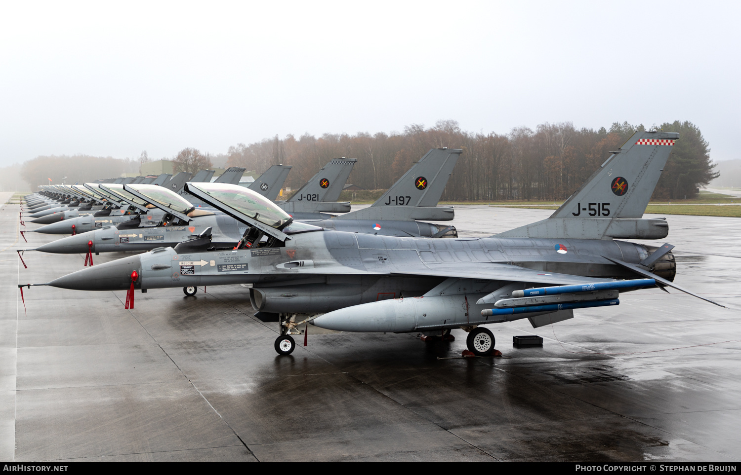 Aircraft Photo of J-515 | General Dynamics F-16AM Fighting Falcon | Netherlands - Air Force | AirHistory.net #630391