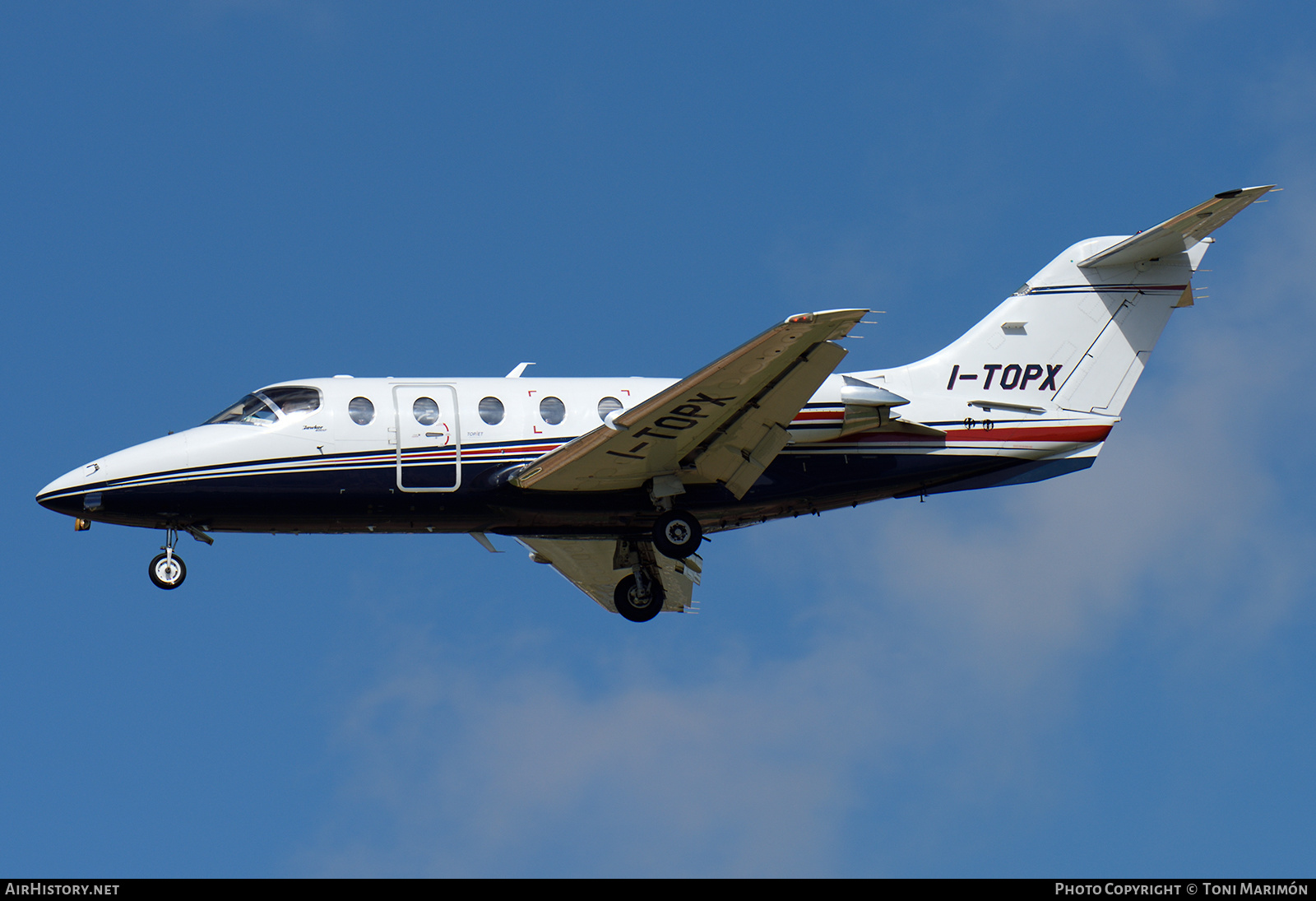 Aircraft Photo of I-TOPX | Hawker Beechcraft 400XP | Topjet Executive | AirHistory.net #630418
