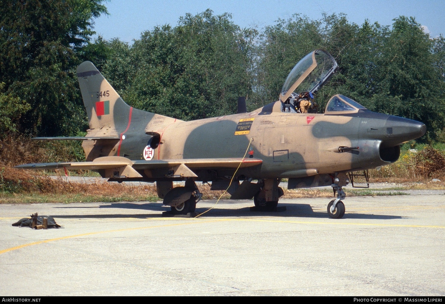Aircraft Photo of 5445 | Fiat G-91R/3 | Portugal - Air Force | AirHistory.net #630436