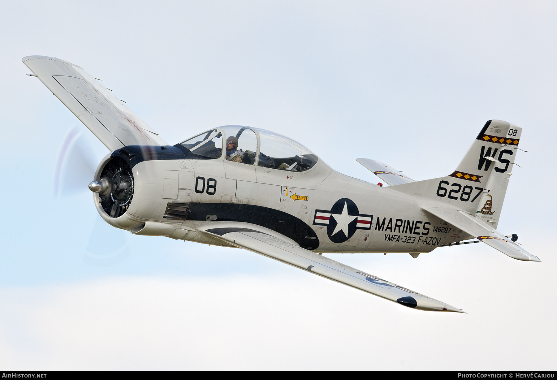 Aircraft Photo of F-AZQV / 146287 | North American T-28C Trojan | USA - Marines | AirHistory.net #630445