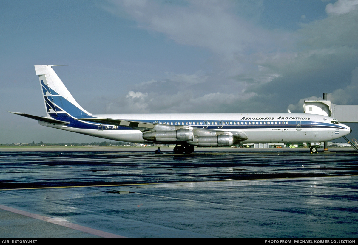 Aircraft Photo of LV-JGR | Boeing 707-387C | Aerolíneas Argentinas | AirHistory.net #630461