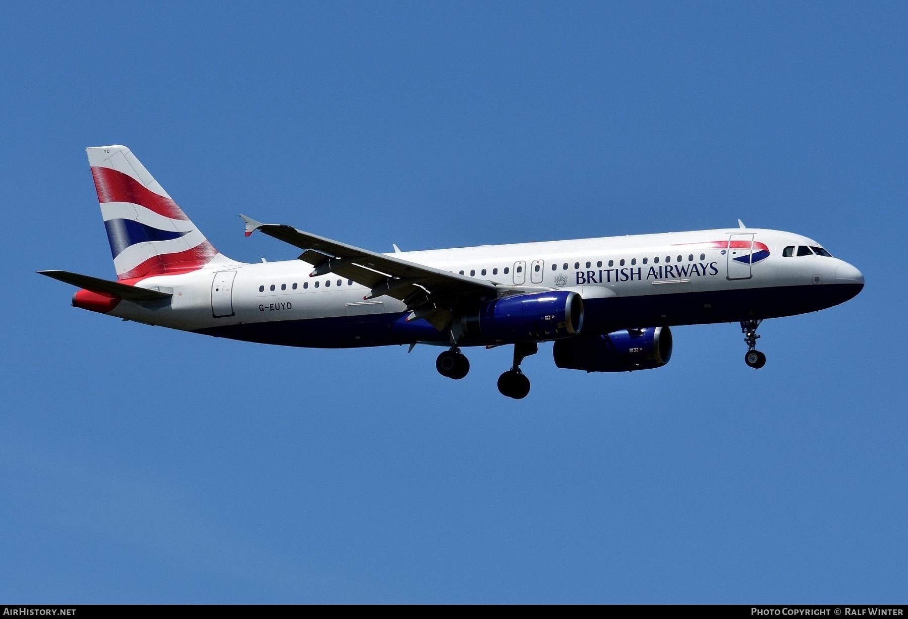 Aircraft Photo of G-EUYD | Airbus A320-232 | British Airways | AirHistory.net #630490