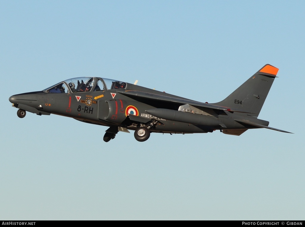 Aircraft Photo of E94 | Dassault-Dornier Alpha Jet E | France - Air Force | AirHistory.net #630497