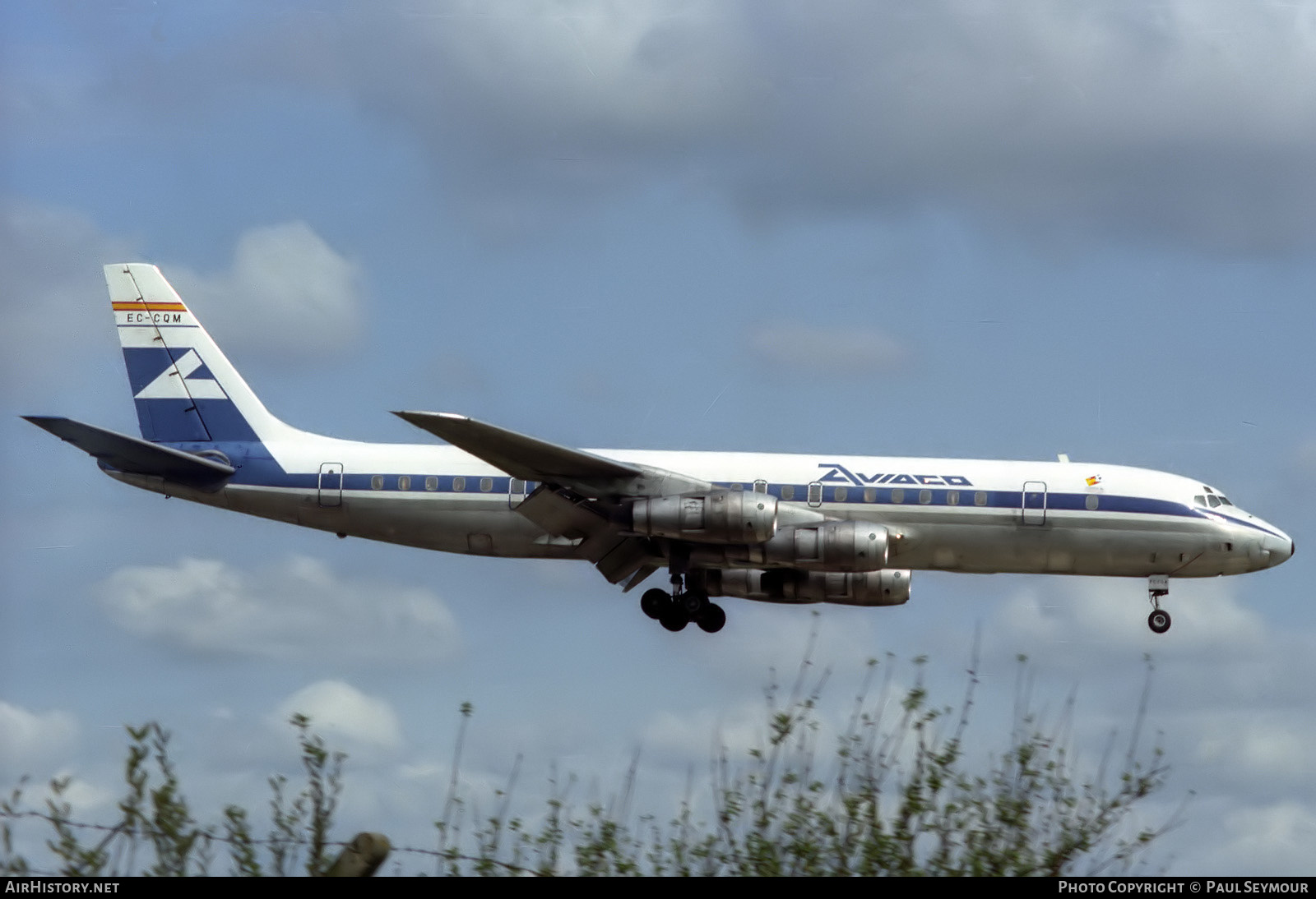 Aircraft Photo of EC-CQM | Douglas DC-8-54CF Jet Trader | Aviaco | AirHistory.net #630510