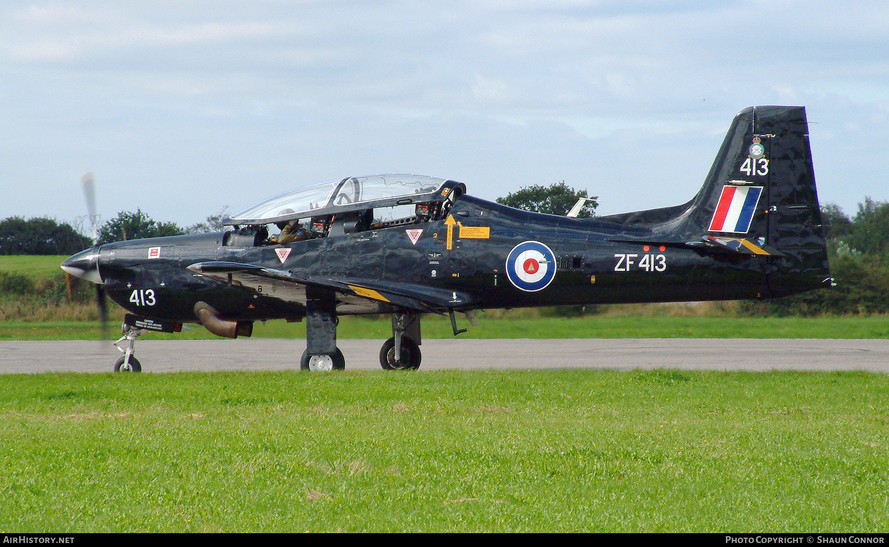 Aircraft Photo of ZF413 | Short S-312 Tucano T1 | UK - Air Force | AirHistory.net #630534