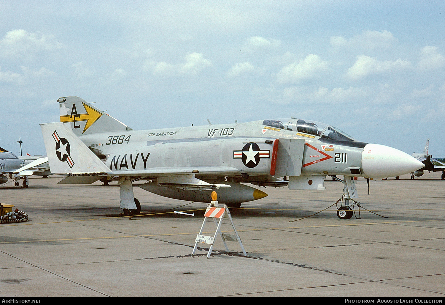 Aircraft Photo of 153884 / 3884 | McDonnell F-4J Phantom II | USA - Navy | AirHistory.net #630542