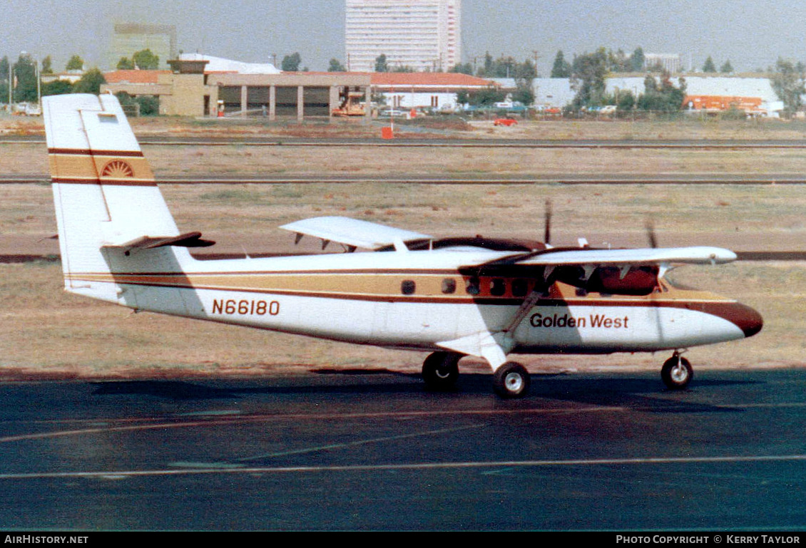Aircraft Photo of N66180 | De Havilland Canada DHC-6-200 Twin Otter | Golden West Airlines | AirHistory.net #630545