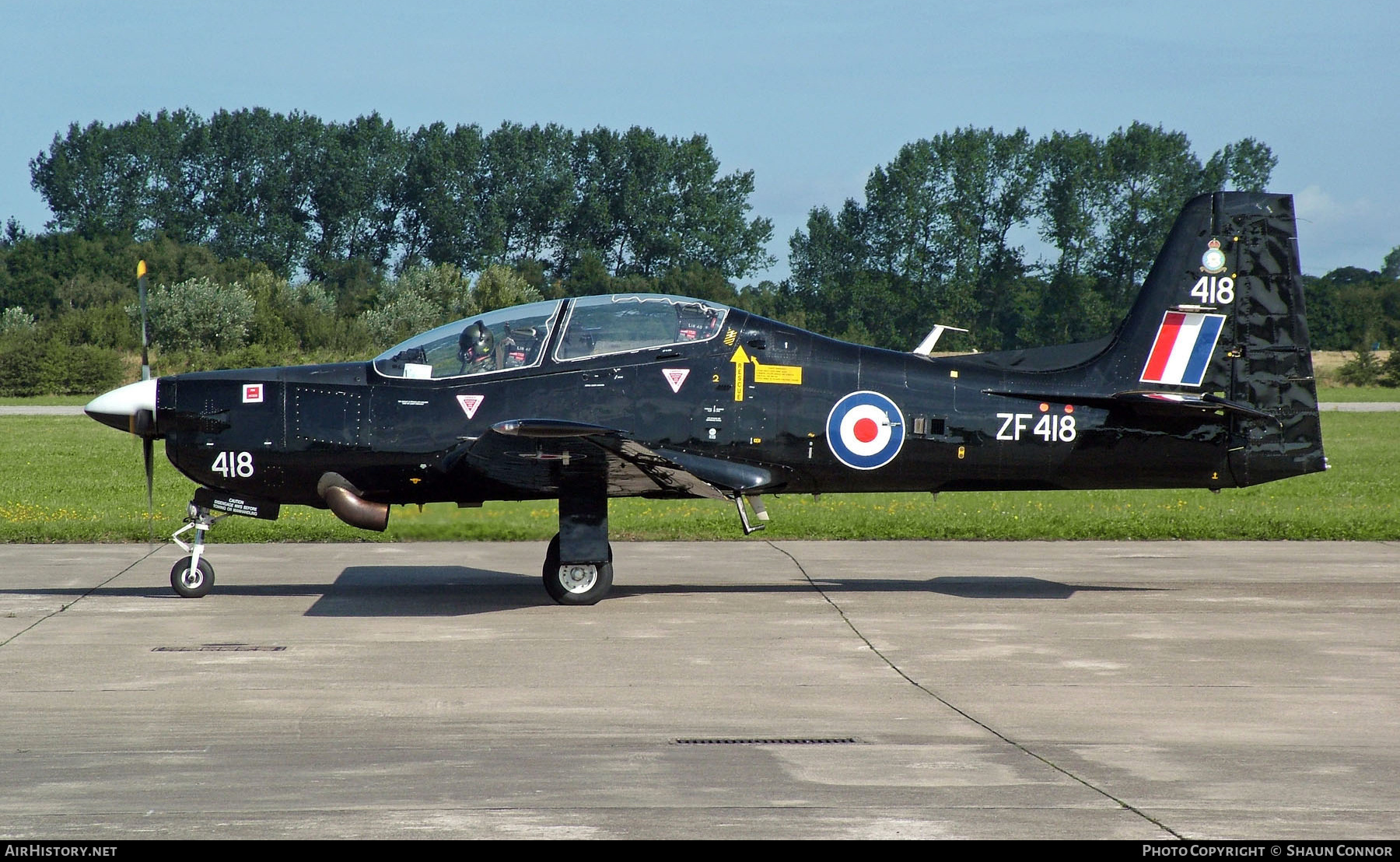 Aircraft Photo of ZF418 | Short S-312 Tucano T1 | UK - Air Force | AirHistory.net #630574
