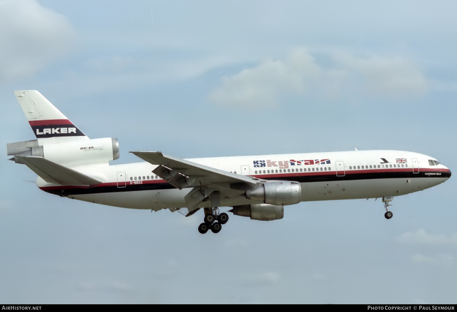 Aircraft Photo of G-BBSZ | McDonnell Douglas DC-10-10 | Laker Airways Skytrain | AirHistory.net #630584