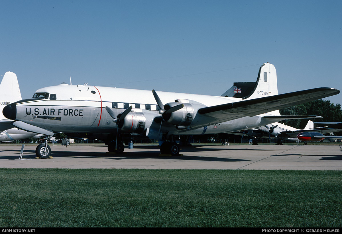 Aircraft Photo of 42-72724 / 0-72724 | Douglas C-54D Skymaster | USA - Air Force | AirHistory.net #630587