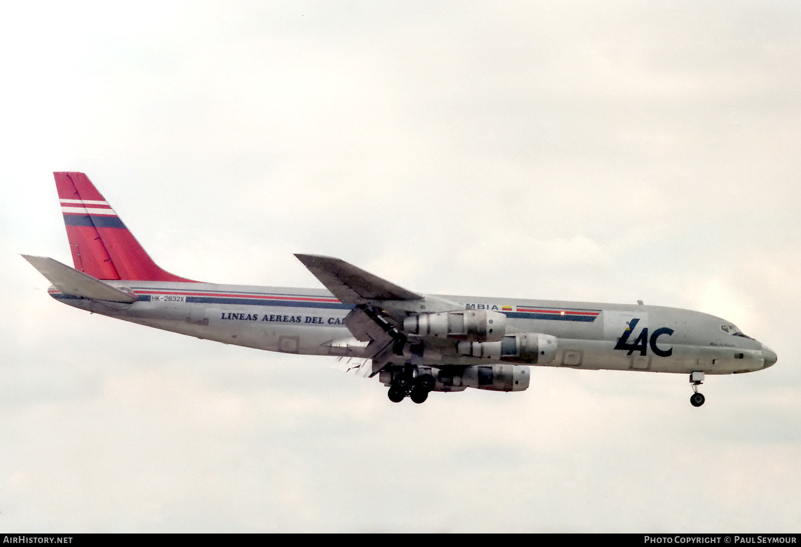 Aircraft Photo of HK-2632X | Douglas DC-8-54(F) | LAC - Líneas Aéreas del Caribe | AirHistory.net #630597