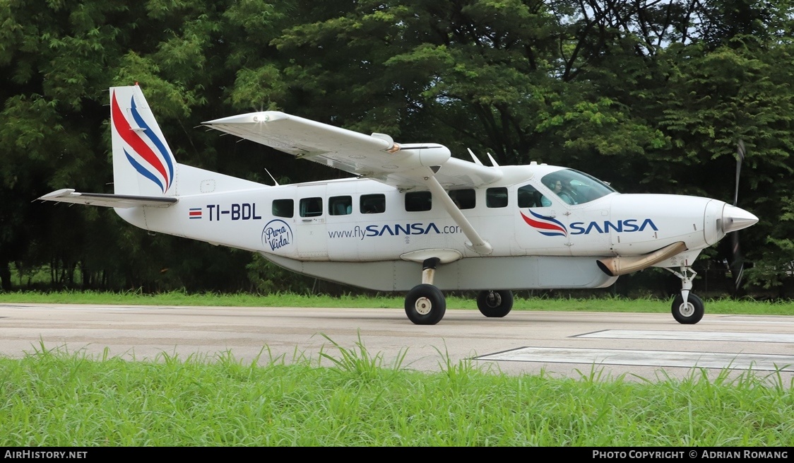 Aircraft Photo of TI-BDL | Cessna 208B Grand Caravan | SANSA Regional - Servicios Aéreos Nacionales | AirHistory.net #630598