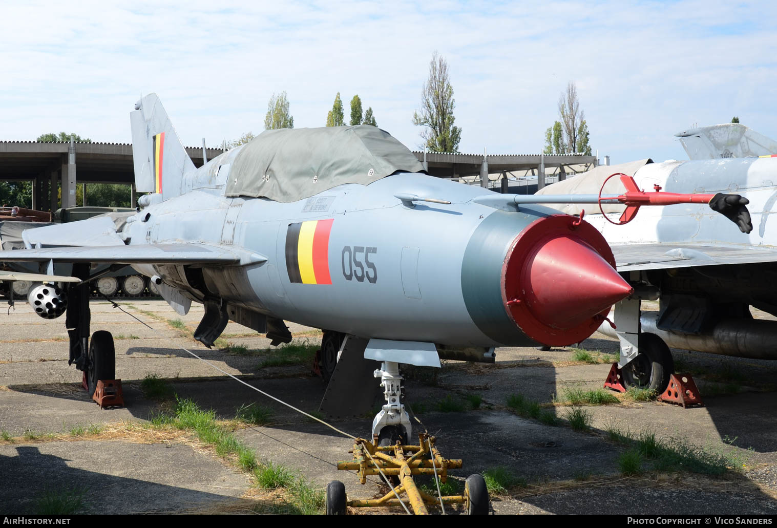 Aircraft Photo of 055 | Mikoyan-Gurevich MiG-21UM | Hungary - Air Force | Belgium - Air Force | AirHistory.net #630631