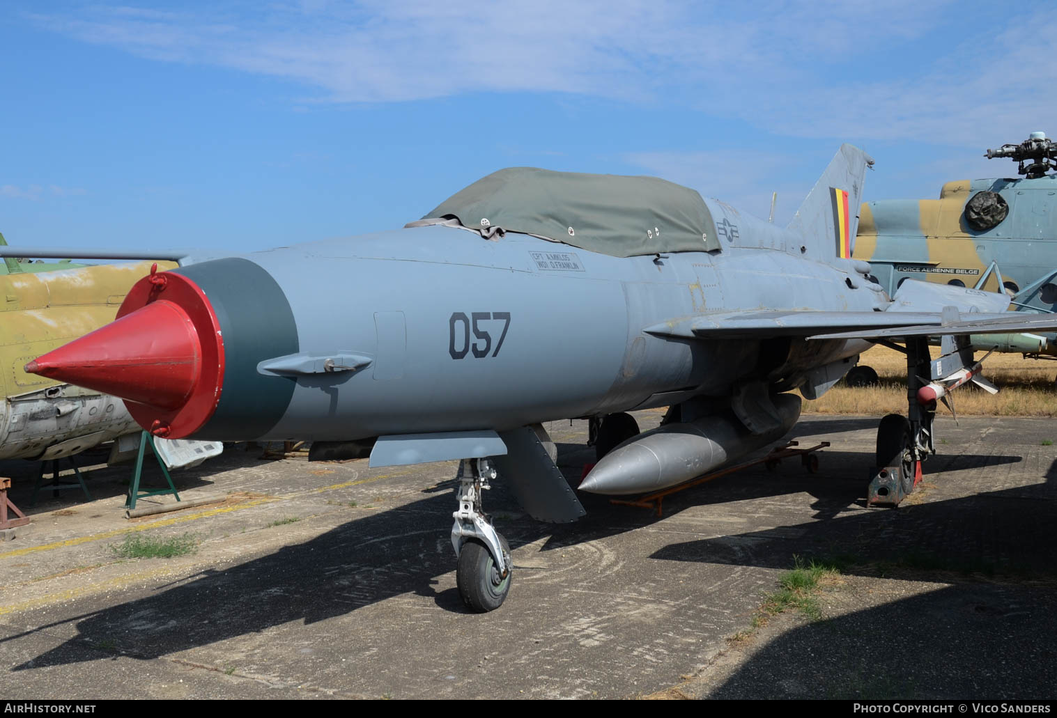 Aircraft Photo of 057 | Mikoyan-Gurevich MiG-21UM | Hungary - Air Force | USA - Air Force | AirHistory.net #630638