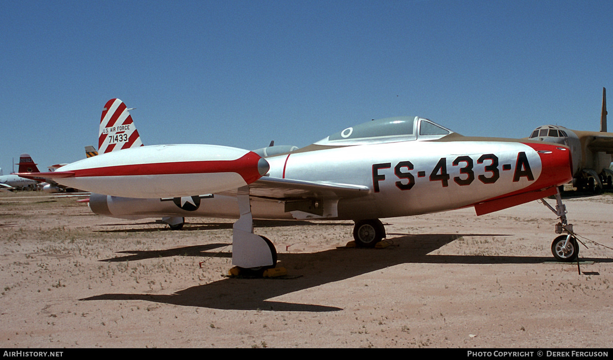 Aircraft Photo of 47-1433 / 71433 | Republic F-84C Thunderjet | USA - Air Force | AirHistory.net #630640