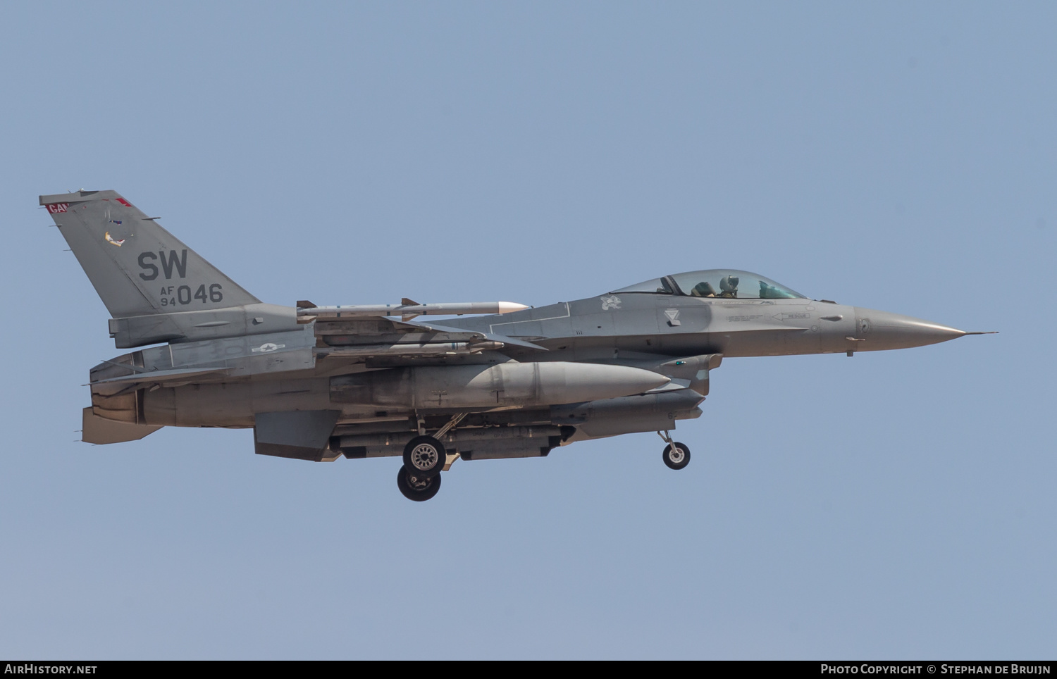 Aircraft Photo of 94-0046 / AF94-046 | Lockheed Martin F-16CM Fighting Falcon | USA - Air Force | AirHistory.net #630651