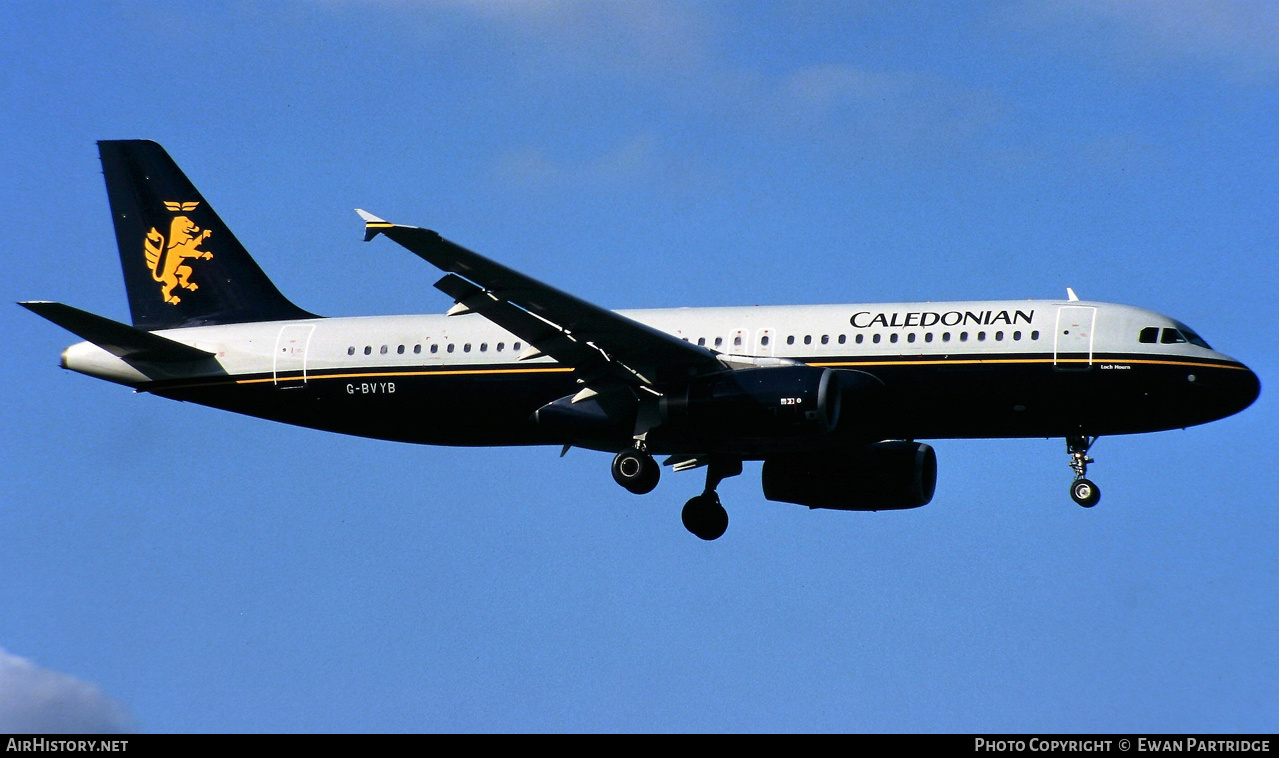 Aircraft Photo of G-BVYB | Airbus A320-231 | Caledonian Airways | AirHistory.net #630652